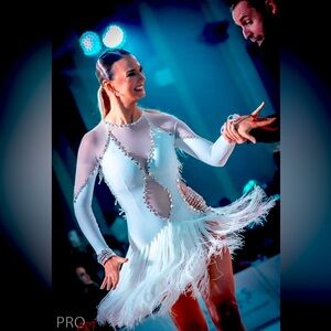 Ballroom Latin professional dress.